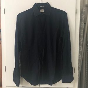 Men’s designer casual slim fit button down shirt